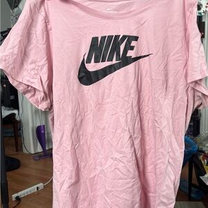 Nike Pink Graphic Logo Tee